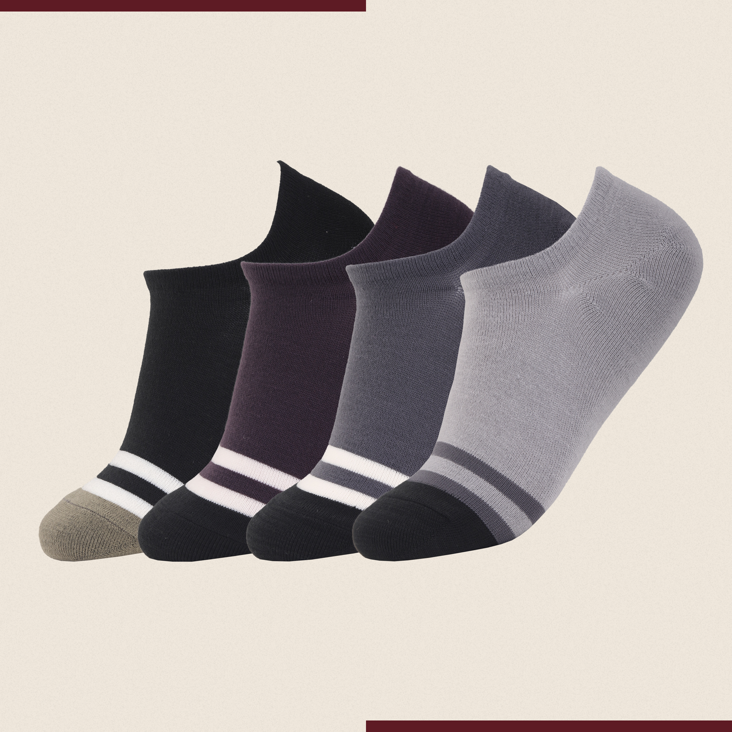 Unisex ankle socks combo low cut crew durable and stylish