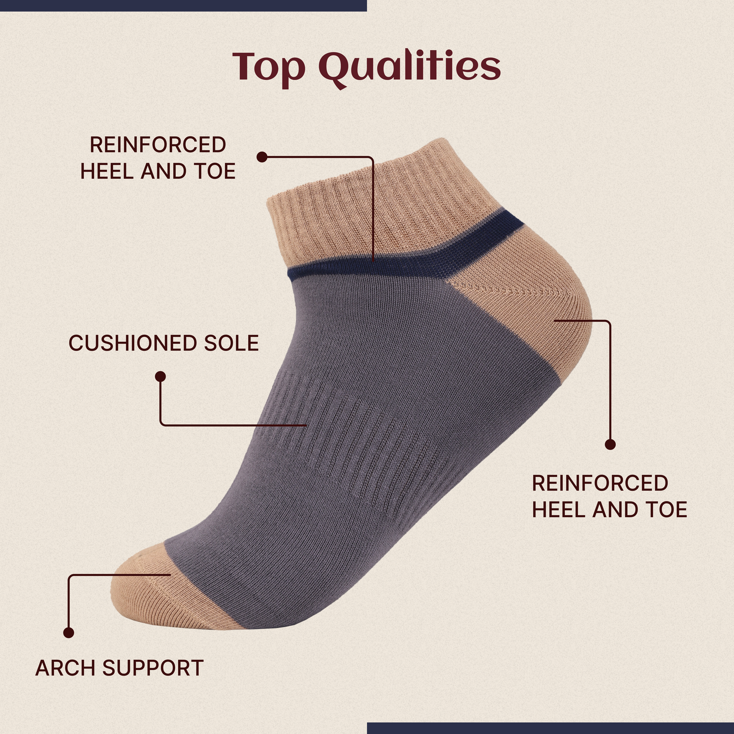 odor resistant premium socks low cut men women lonaxa