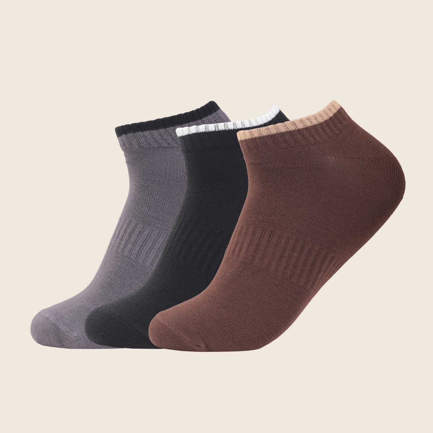 Soft stretchable low cut ankle socks men women unisex combo
