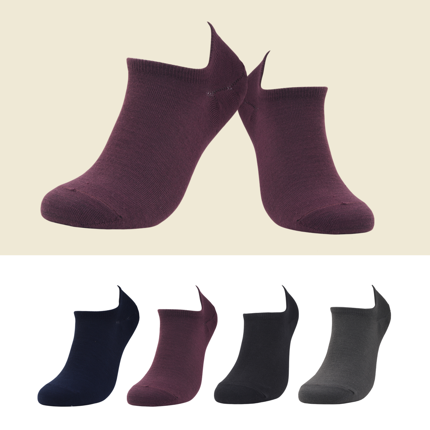 breathable bamboo socks low cut ankle for running and fitness