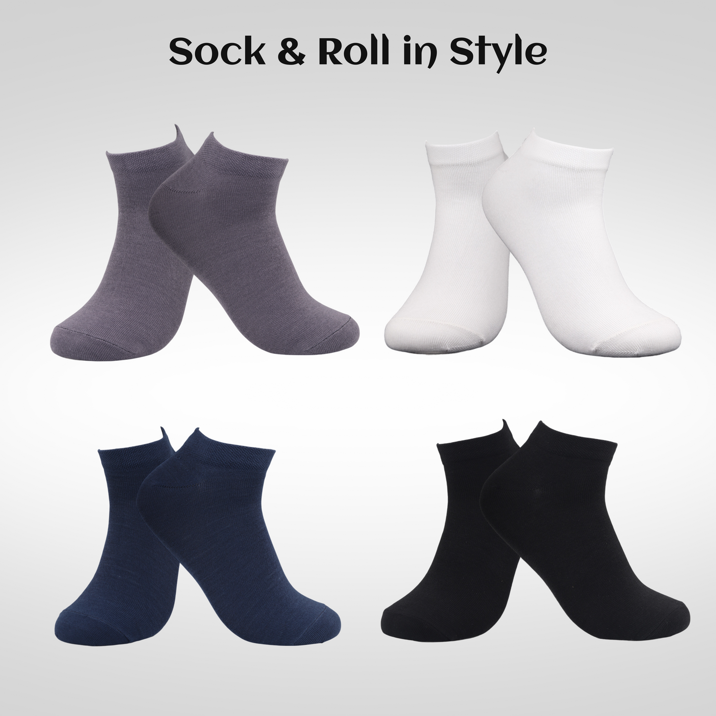 Unisex low cut ankle bamboo socks pack by Lonaxa shop