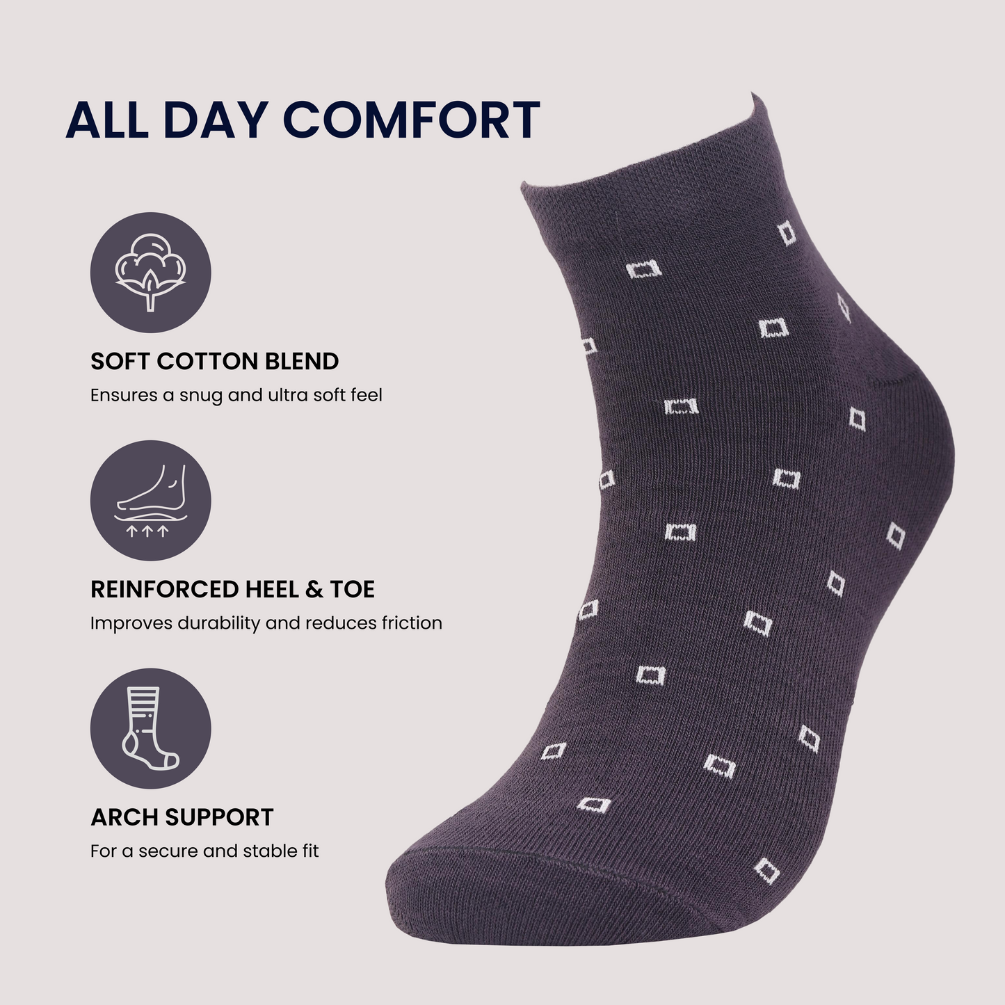 durable bamboo ankle socks unisex low cut Lonaxa shop