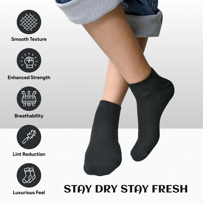 Buy eco-friendly bamboo ankle socks low cut men women Lonaxa