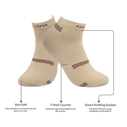 premium breathable bamboo ankle socks low cut unisex Lonaxa