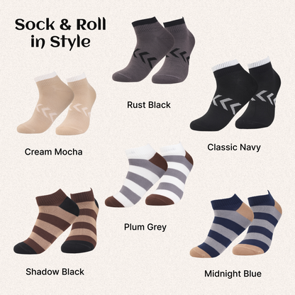 Lonaxa Shop – Men & Women’s Low Cut Ankle Socks Combo | Premium Quality