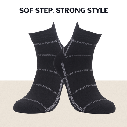 Unisex bamboo ankle socks – breathable low cut fit for everyday wear