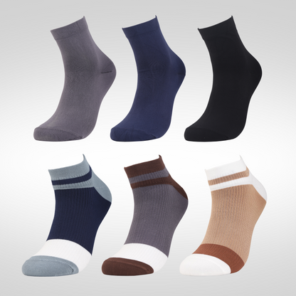 Unisex low cut ankle crew socks combo for men and women Lonaxa
