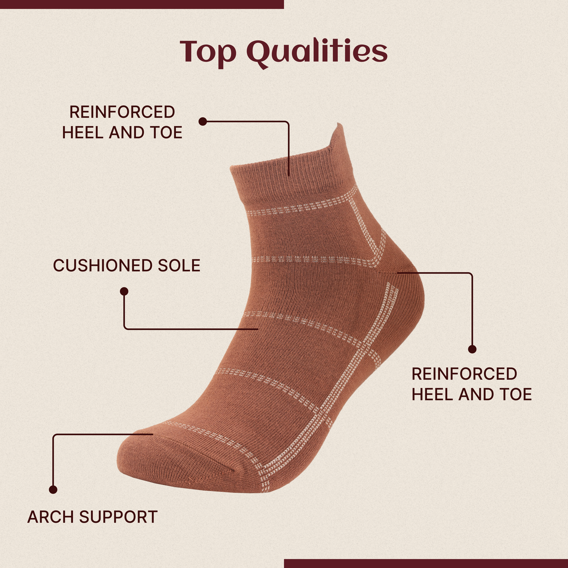 Feel the difference with Lonaxa’s premium low cut bamboo socks.