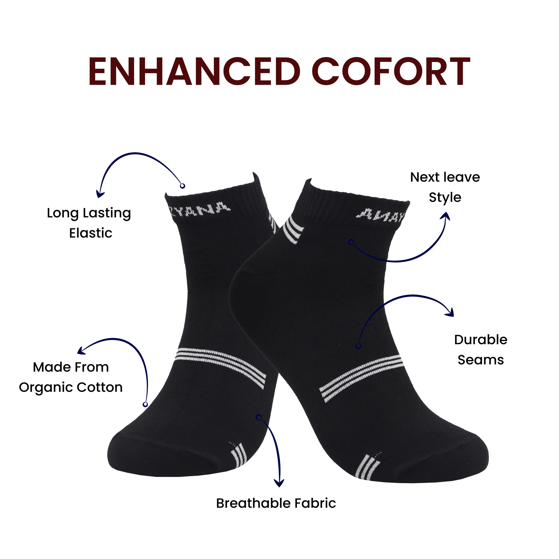 Lonaxa bamboo socks styled with athletic shoes for gym use