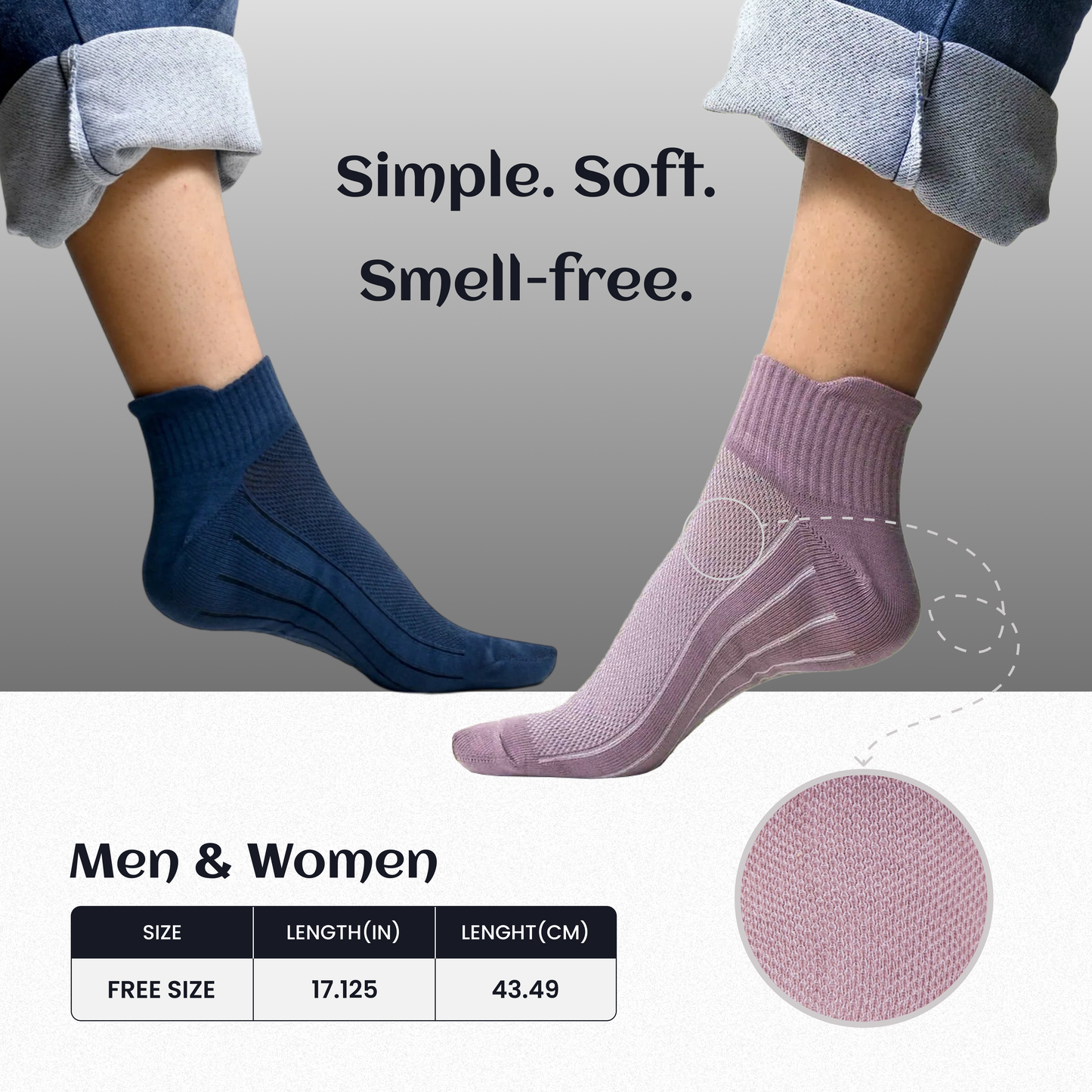 Premium Unisex Bamboo Low Cut Ankle Socks – Lonaxa Shop