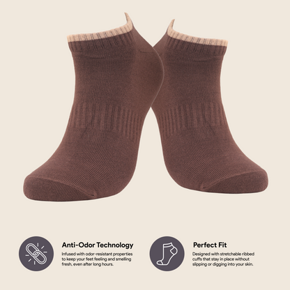 Unisex casual low cut ankle socks combo pack premium cotton